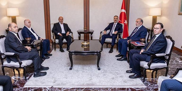 Bakan Fidan, Hamas lideri Halil el-Hayye ile görüştü