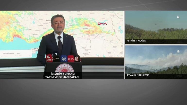 3 ildeki orman yangınında son durum