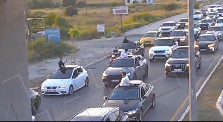 Düğün konvoyunda yol kapatanlara 695 bin TL ceza