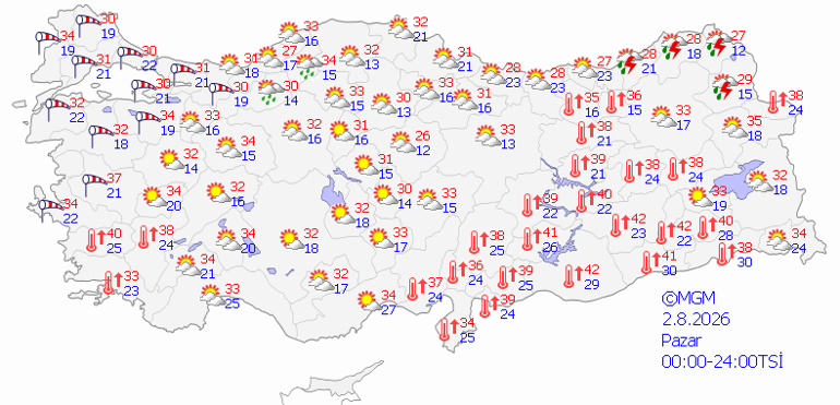 11 İLE KUVVETLİ RÜZGAR UYARISI: 1 Ağustos Cumartesi hava nasıl İstanbul, İzmir, Ankara Meteoroloji hava durumu