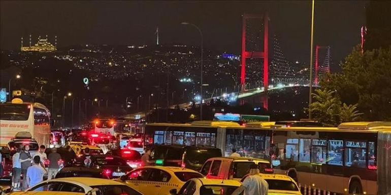 İstanbulda sürücüler dikkat 15 Temmuz Şehitler Köprüsünde trafik düzenlemesi