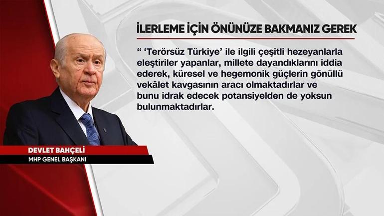 MHP lideri Bahçeliden terörsüz Türkiye ve çerçeve yasa açıklaması