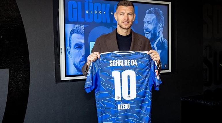 Edin Dzeko, Bundesliga’ya döndü Schalke ile devam ediyor