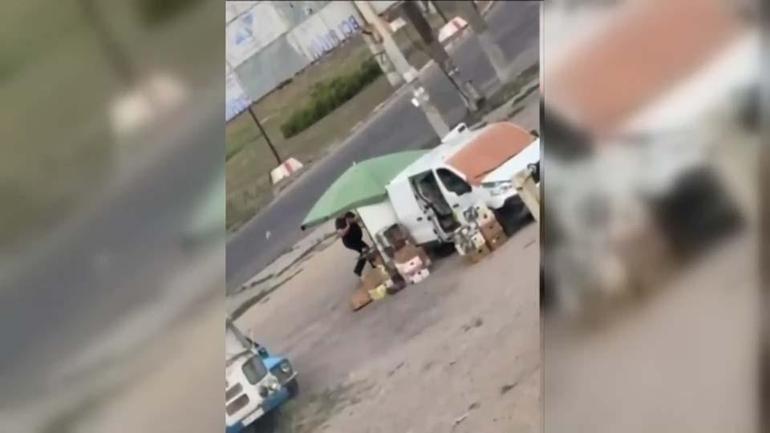 Dron saldırısından mucize kurtuluş Ukraynalı adam kaçtı, Rus dronu kovaladı