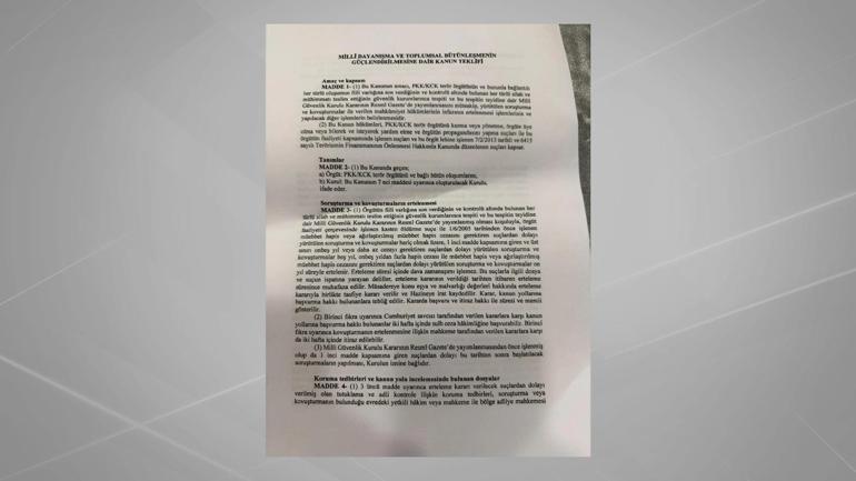 SON DAKİKA... Terörsüz Türkiyede kritik gün Yasa teklifi TBMMye sunuldu
