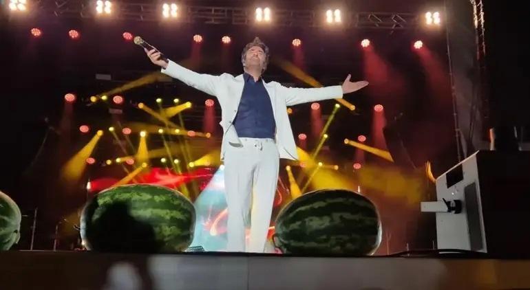 Mahsun Kırmızıgül, Tekirdağda fırtına gibi esti Festivale katılanlara unutulmaz anlar yaşattı