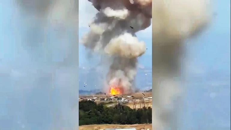SON DAKİKA... İtalyada başkent Roma yakınlarında mühimmat fabrikasında patlama
