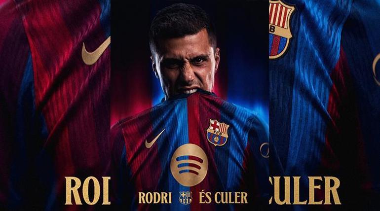 TRANSFER | Rodri, resmen Barcelona’da