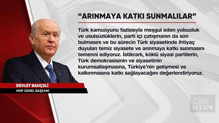 MHP lideri Bahçeliden Yeni Partiye eleştiri