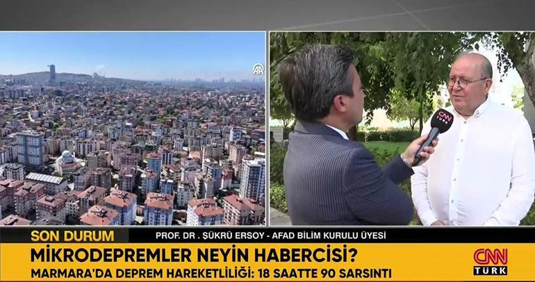  Mikrodepremler neyin habercisi Prof. Dr. Şükrü Ersoy CNN TÜRKte yanıtladı