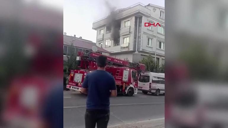 Kocaelideki doğal gaz patlaması kamerada