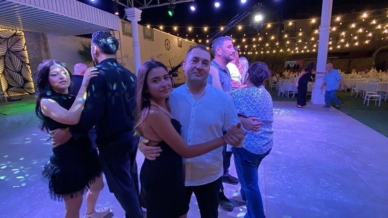  Damat ve yakınları gece boyunca eğlendi