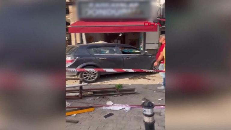 Otomobil kaldırıma daldı, kazada 5 kişi yaralandı