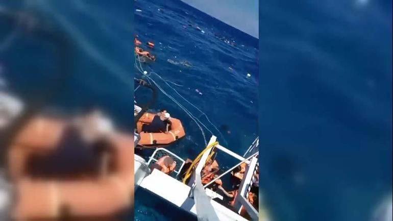 Girnede batan gemiden yeni görüntü CNN TÜRKte: Ölüme böyle sürüklendiler