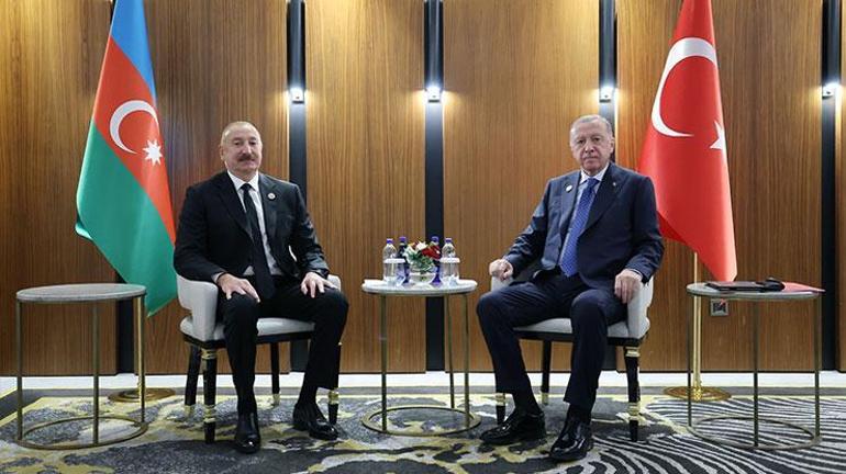SON DAKİKA... Cumhurbaşkanı Erdoğan, Aliyev ile görüştü