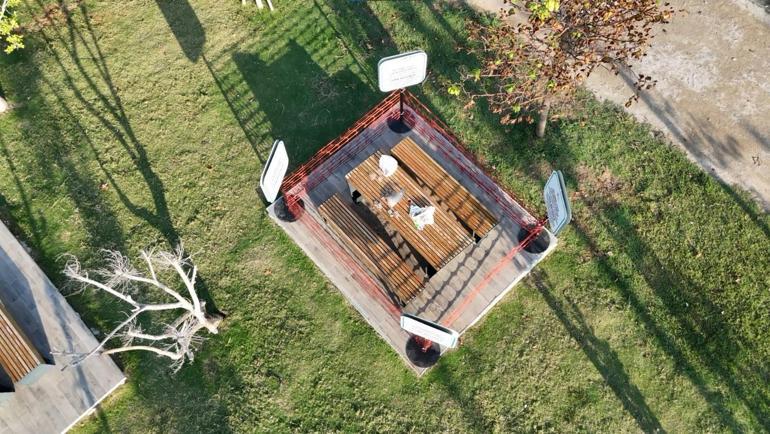 Belediye Orantısız zeka ile Sanat eseri hazırladı Anlayabilene ironiyle tokat gibi mesaj
