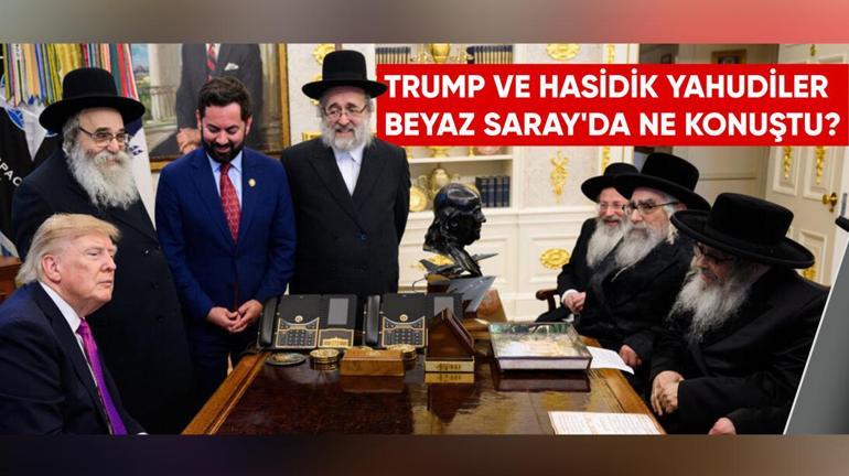47 yıl sonra bir ilk Trump, Hasidik Yahudileri Beyaz Sarayda ağırladı