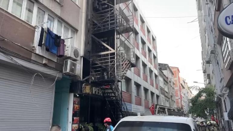 SON DAKİKA... Bakırköyde otel yangını: 12 yaralı