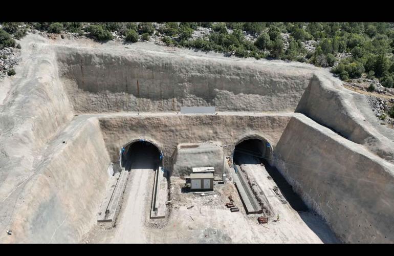 Konya-Antalya arası yolculuk Alacabel Tüneli ile 20 dakika kısalacak