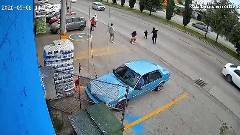 Market çalışanı kahramana dönüştü Küçük kızı son anda kurtardı