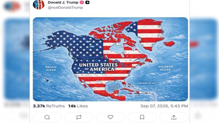 Trumptan yine çok tartışılan paylaşım: 4 ülkeyi ABDde gösterdi