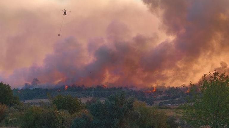 Adana Kozandaki yangın yayılıyor Havadan ve karadan müdahale