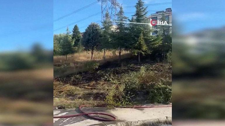 Hurdacıya kızdı, yatak yaktı, otluk yandı