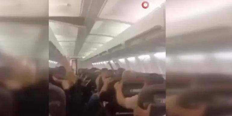 İran’da yolcu uçağında dehşet: Kabin tavanı çöktü, bagajlar yolcuların üzerine düştü