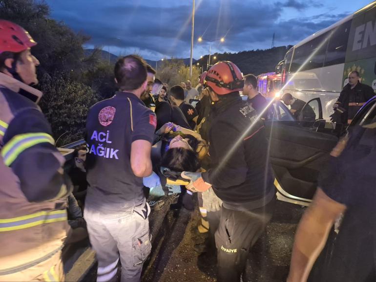 İstanbul-İzmir Otoyolunda zincirleme kaza 11 kişi yaralandı
