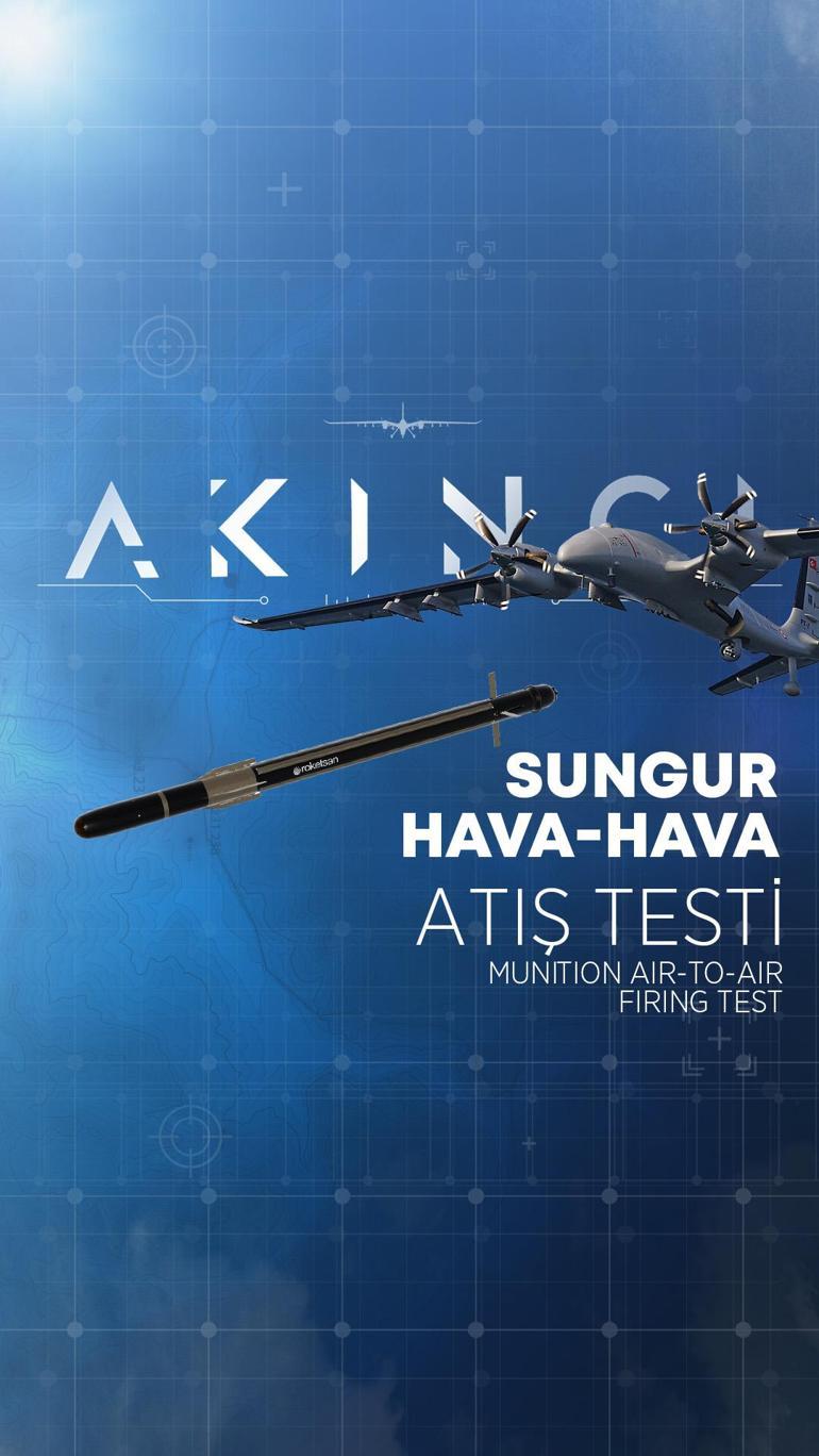 AKINCI TİHAdan SUNGUR ile tam isabet