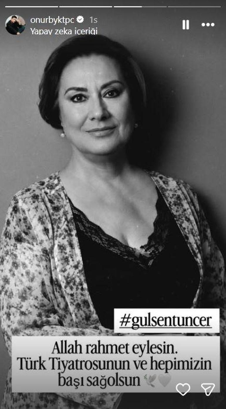SON DAKİKA | Gülsen Tuncer hayatını kaybetti Sanat camiasından Aşk-ı Memnunun Arsen Hanımına veda