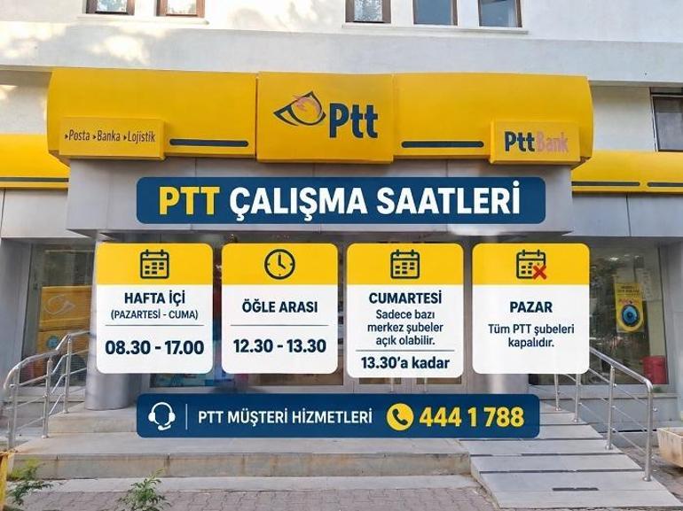 PTT ÇALIŞMA SAATLERİ 2026| PTT kargo kaçta açılıyor, kaçta kapanıyor PTT hafta sonu (cumartesi) açık mı PTT müşteri hizmetleri numarası