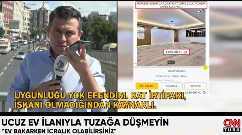 Ucuz ev ilanıyla tuzağa düşmeyin