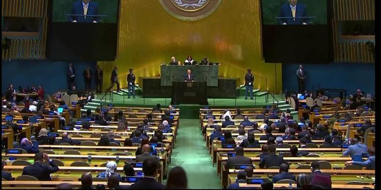 SON DAKİKA | Cumhurbaşkanı Erdoğan, BM Genel Kurulunda hitap ediyor