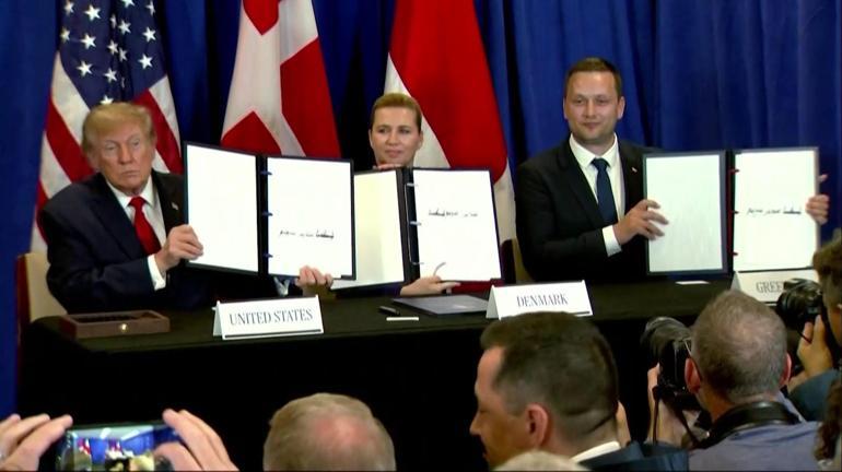 Trump Grönlandda istediğini aldı