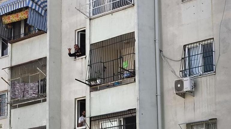 Özel harekat devreye girdi El bombasıyla kendini eve kilitledi