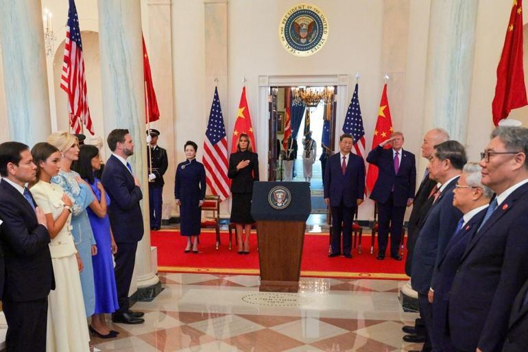 SON DAKİKA... Trump ile ortak basın toplantısında konuşan Şi: Çin ve ABD çatışırsa kayıp çok olur