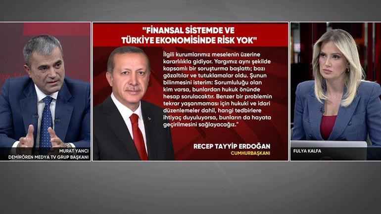 SON DAKİKA... Cumhurbaşkanı Erdoğan: Finansal sistemde ve Türkiye ekonomisinde risk yok