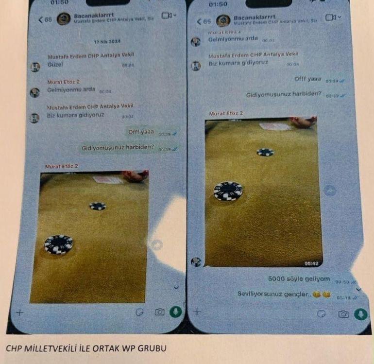 Ankaradaki uyuşturucu ve fuhuş operasyonunda çarpıcı yazışma