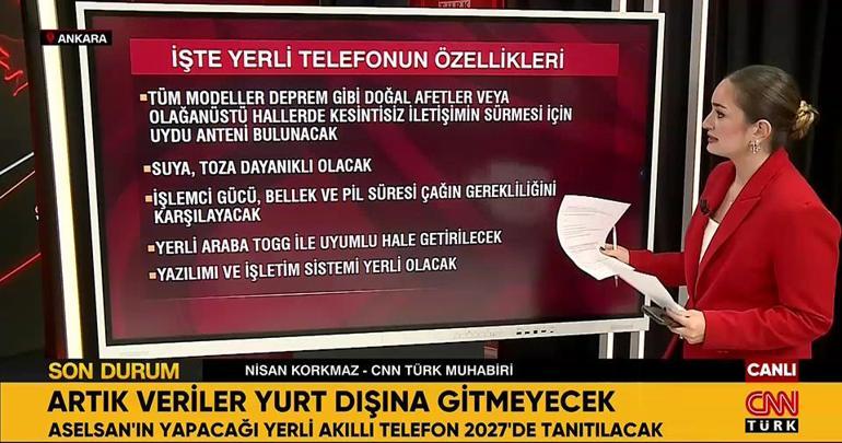 Yerli akıllı telefon geliyor: Tarih 2027 İşte üretileceği şehir