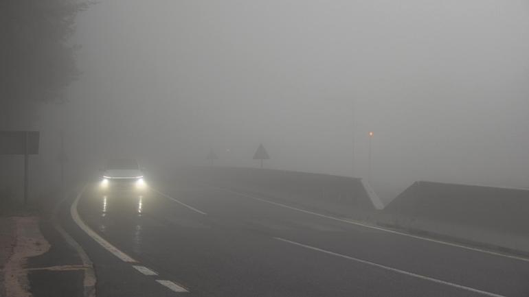 Bolu Dağı geçişinde yoğun sis