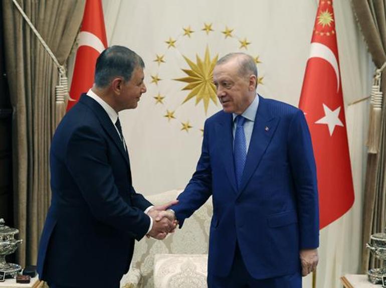  Cumhurbaşkanı Erdoğan, İzmir Büyükşehir Belediye Başkanı Tugayı kabul etti