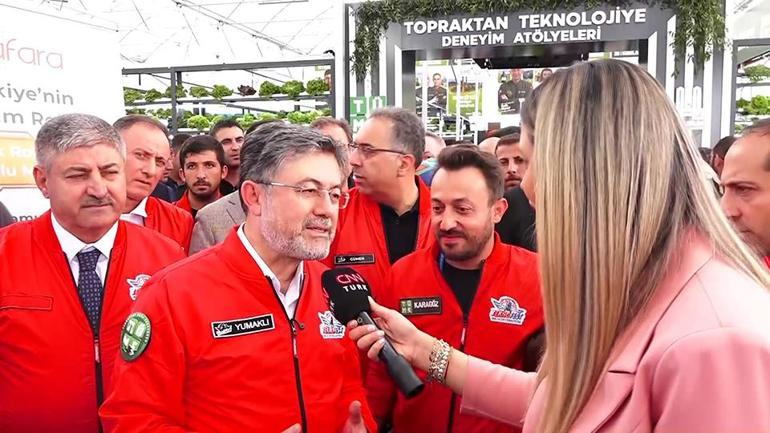 Teknoloji tarlada Bakan Yumaklı detayları CNN TÜRKte anlattı