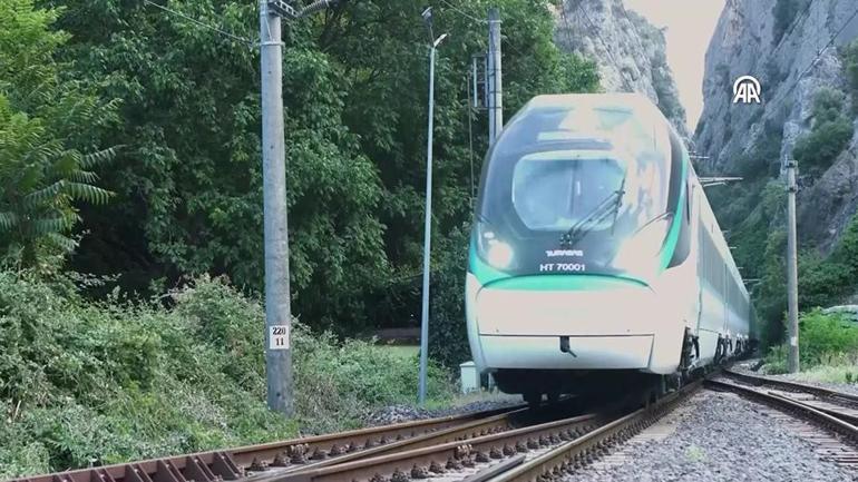 Hızlı tren Avrupa sınırına ulaşıyor