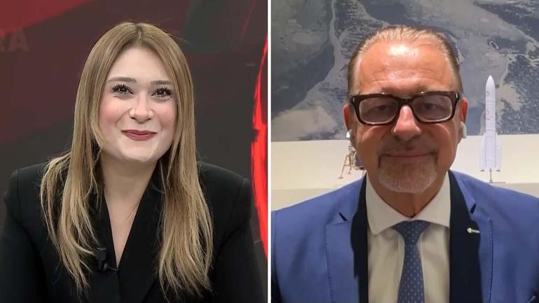 Avrupa Uzay Ajansı Başkanı CNN TÜRKte: Türkiyenin ay misyonu hedefi çok etkileyici