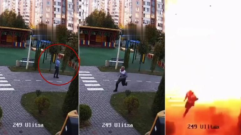İHA tam o anda isabet etti Ölümden saniyelerle kurtuldu
