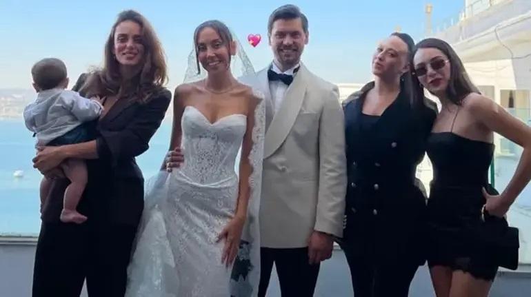 Survivor Serhan Onat evlendi Merve Küsmenoğlu sade gelinliği ve duru güzelliğiyle göz kamaştırdı