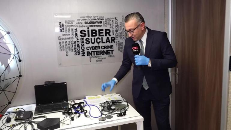 Yalan makineli dolandırıcılar yakalandı Çalışanlar işte bu makineye bağlandı
