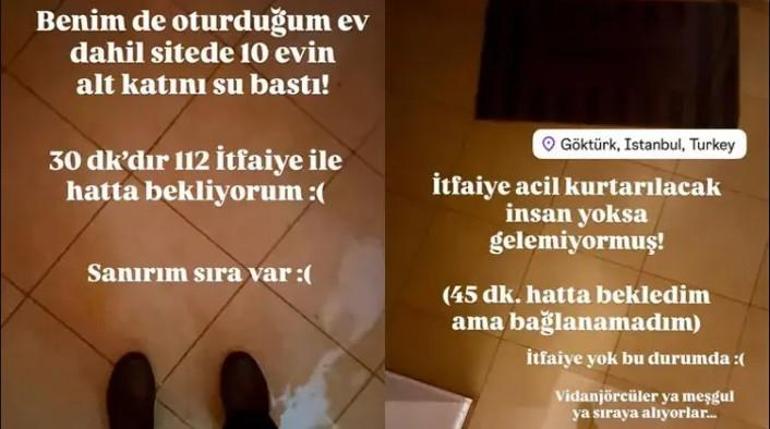 Murat Boz ve Demet Özdemirden yardım çağrısı Ünlü isimlerin evlerini su bastı