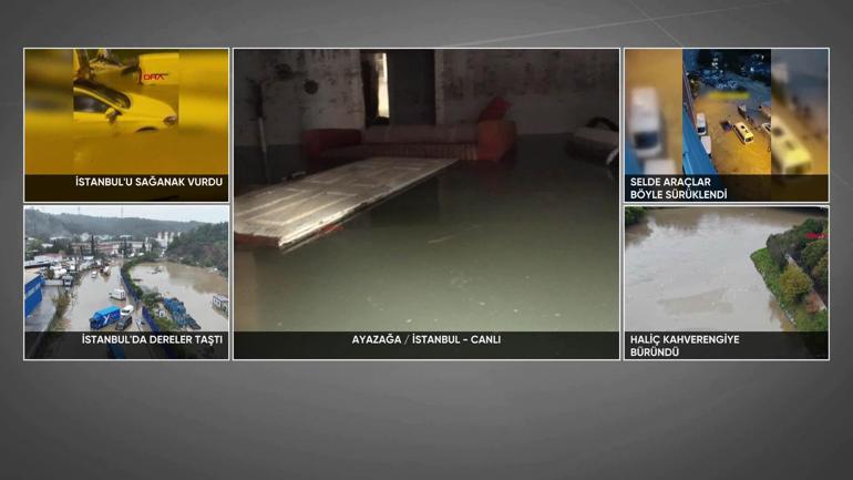 İşte yağmur sonrası İstanbul manzarası… Sel gitti, felaketin izleri kaldı